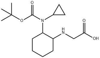 [2-(tert-Butoxycarbonyl-cyclopropyl-aMino)-cyclohexylaMino]-acetic acid|