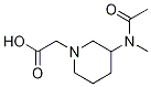 [3-(Acetyl-Methyl-aMino)-piperidin-1-yl]-acetic acid Structure