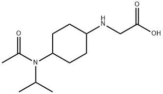 [4-(Acetyl-isopropyl-aMino)-cyclohexylaMino]-acetic acid 结构式