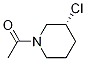 1-((R)-3-Chloro-piperidin-1-yl)-ethanone 结构式