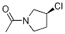 1-((S)-3-Chloro-pyrrolidin-1-yl)-ethanone Struktur