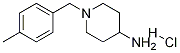 1-(4-Methyl-benzyl)-piperidin-4-ylaMine hydrochloride Structure