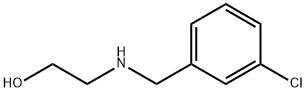 2-(3-Chloro-benzylaMino)-ethanol Structure