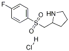 2-(4-Fluoro-benzenesulfonylMethyl)-pyrrolidine hydrochloride Structure