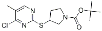  3-(4-Chloro-5-Methyl-pyriMidin-2-yl
sulfanyl)-pyrrolidine-1-carboxylic
acid tert-butyl ester