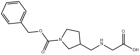3-[(CarboxyMethyl-aMino)-Methyl]-pyrrolidine-1-carboxylic acid benzyl ester|