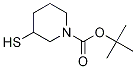 3-Mercapto-piperidine-1-carboxylic acid tert-butyl ester Structure