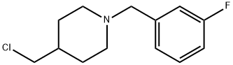 4-氯甲基-1-(3-氟-苄基)-哌啶, 1341899-73-7, 结构式