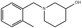 1-(2-甲基-苄基)-哌啶-3-醇, 148729-37-7, 结构式