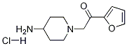 2-(4-氨基-哌啶-1-基)-1-呋喃-2-基-乙酮盐酸盐 结构式