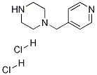 1-Pyridin-4-ylmethyl-piperazine dihydrochloride 化学構造式