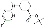 3-[(5-Fluoro-pyrimidin-2-yl)-methyl-amino]-piperidine-1-carboxylic acid tert-butyl ester Structure
