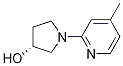 (R)-1-(4-甲基-吡啶-2-基)-吡咯烷-3-醇 结构式