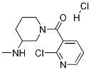 (2-氯吡啶-3-基)-(3-甲氨基哌啶-1-基)-甲酮盐酸盐, 1353946-26-5, 结构式