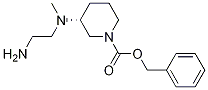 (R)-3-[(2-AMino-ethyl)-Methyl-aMino]-piperidine-1-carboxylic acid benzyl ester Structure