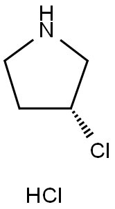 (R)-3-Chloro-pyrrolidine hydrochloride Structure