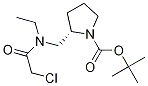 (S)-2-{[(2-Chloro-acetyl)-ethyl-aMino]-Methyl}-pyrrolidine-1-carboxylic acid tert-butyl ester Structure