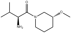 (S)-2-AMino-1-((R)-3-Methoxy-piperidin-1-yl)-3-Methyl-butan-1-one Struktur