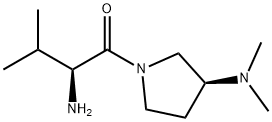 (S)-2-AMino-1-((S)-3-diMethylaMino-pyrrolidin-1-yl)-3-Methyl-butan-1-one Struktur