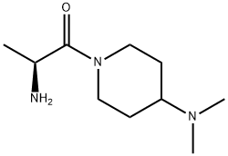 (S)-2-AMino-1-(4-diMethylaMino-piperidin-1-yl)-propan-1-one Struktur