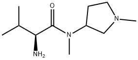 (S)-2-AMino-3,N-diMethyl-N-(1-Methyl-pyrrolidin-3-yl)-butyraMide Struktur