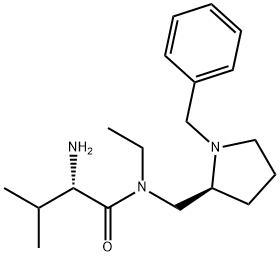 (S)-2-AMino-N-((S)-1-benzyl-pyrrolidin-2-ylMethyl)-N-ethyl-3-Methyl-butyraMide Struktur