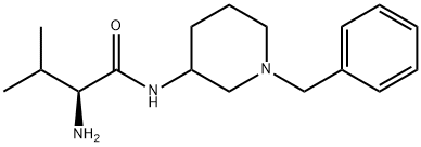 (S)-2-AMino-N-(1-benzyl-piperidin-3-yl)-3-Methyl-butyraMide Struktur