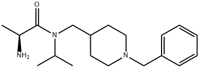 (S)-2-AMino-N-(1-benzyl-piperidin-4-ylMethyl)-N-isopropyl-propionaMide 结构式