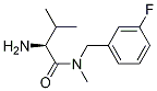 (S)-2-氨基-N-(3-氟苄基)-N,3-二甲基丁酰胺, 1309021-83-7, 结构式