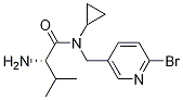 (S)-2-AMino-N-(6-broMo-pyridin-3-ylMethyl)-N-cyclopropyl-3-Methyl-butyraMide Structure