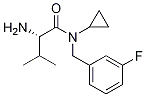 (S)-2-AMino-N-cyclopropyl-N-(3-fluoro-benzyl)-3-Methyl-butyraMide Struktur