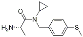 (S)-2-AMino-N-cyclopropyl-N-(4-Methylsulfanyl-benzyl)-propionaMide Structure