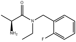 (S)-2-AMino-N-ethyl-N-(2-fluoro-benzyl)-propionaMide Struktur