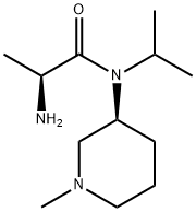 (S)-2-AMino-N-isopropyl-N-((S)-1-Methyl-piperidin-3-yl)-propionaMide Structure