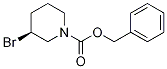 (S)-3-BroMo-piperidine-1-carboxylic acid benzyl ester Structure
