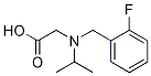 [(2-Fluoro-benzyl)-isopropyl-aMino]-acetic acid Struktur