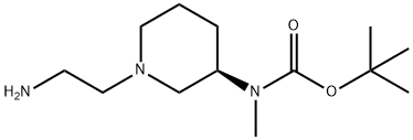 [(R)-1-(2-AMino-ethyl)-piperidin-3-yl]-Methyl-carbaMic acid tert-butyl ester Structure