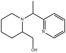 [1-(1-吡啶-2-基-乙基)-哌啶-2-基]-甲醇 结构式