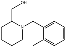1-(2-甲基-苄基)-哌啶-2-基]-甲醇 结构式