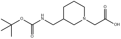 1353943-60-8 2-(3-(((叔丁氧羰基)氨基)甲基)哌啶-1-基)乙酸
