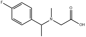 {[1-(4-Fluoro-phenyl)-ethyl]-Methyl-aMino}-acetic acid Structure