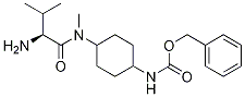 {4-[((S)-2-AMino-3-Methyl-butyryl)-Methyl-aMino]-cyclohexyl}-carbaMic acid benzyl ester Struktur