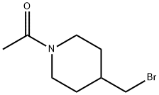 1-(4-BroMoMethyl-piperidin-1-yl)-ethanone Structure