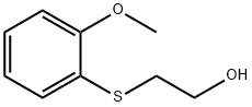 2-(2-Methoxy-phenylsulfanyl)-ethanol Struktur