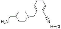 2-(4-AMinoMethyl-piperidin-1-ylMethyl)-benzonitrile hydrochloride Structure