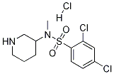 2,4-二氯-N-甲基-N-哌啶-3-基-苯磺酰胺盐酸盐,1353947-18-8,结构式