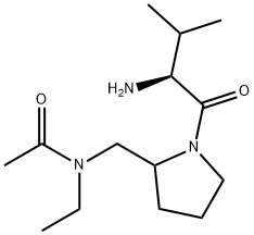 N-[1-((S)-2-AMino-3-Methyl-butyryl)-pyrrolidin-2-ylMethyl]-N-ethyl-acetaMide,1354025-51-6,结构式