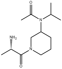 N-[1-((S)-2-AMino-propionyl)-piperidin-3-yl]-N-isopropyl-acetaMide,1354025-95-8,结构式