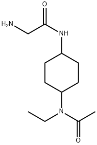 N-[4-(Acetyl-ethyl-aMino)-cyclohexyl]-2-aMino-acetaMide 化学構造式