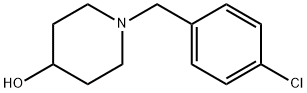 1-(4-chlorobenzyl)piperidin-4-ol 化学構造式